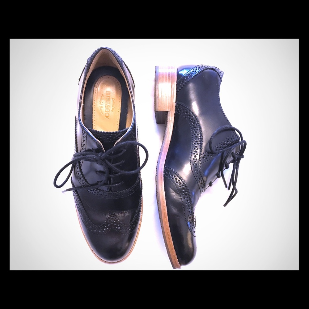 Sebago Claremont Brogue, Black 6 M